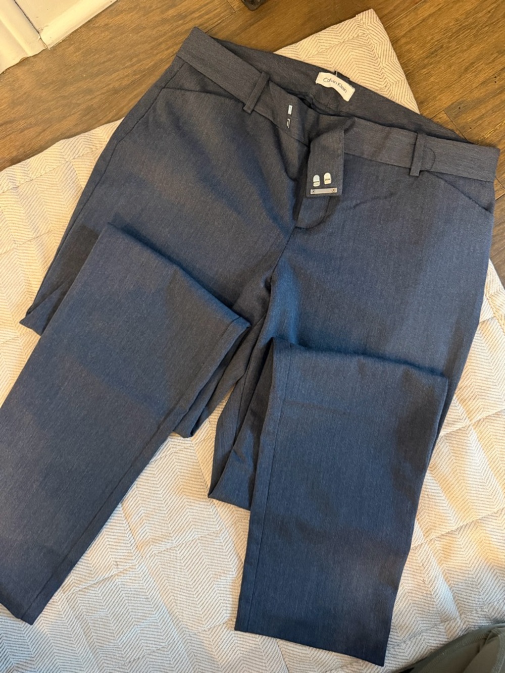 Calvin Klein Women’s Dark Navy Dress Trousers Size 8